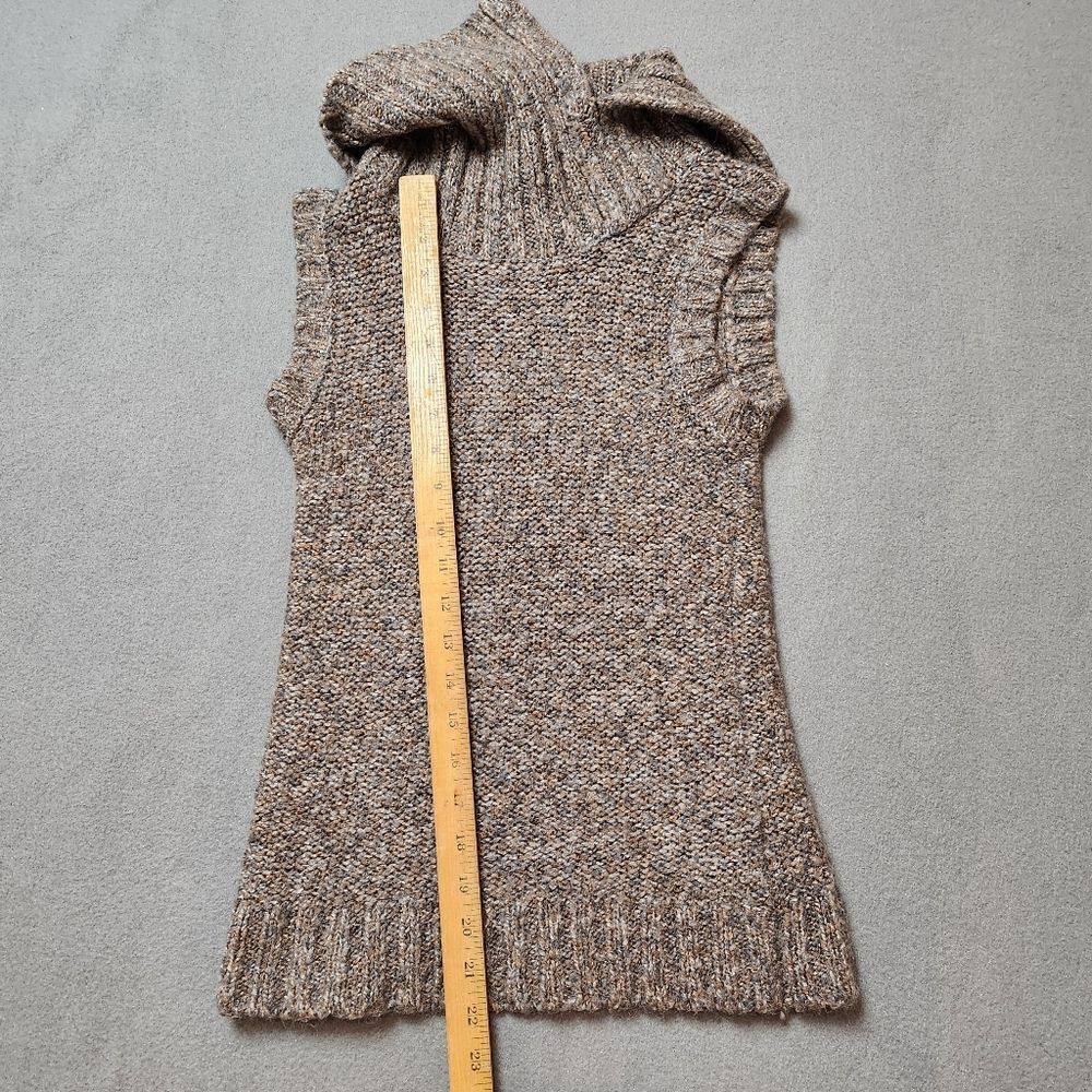 Suzy Shier Brown Cowl Neck Sweater Wool Blend Size Small - Picture 7 of 8